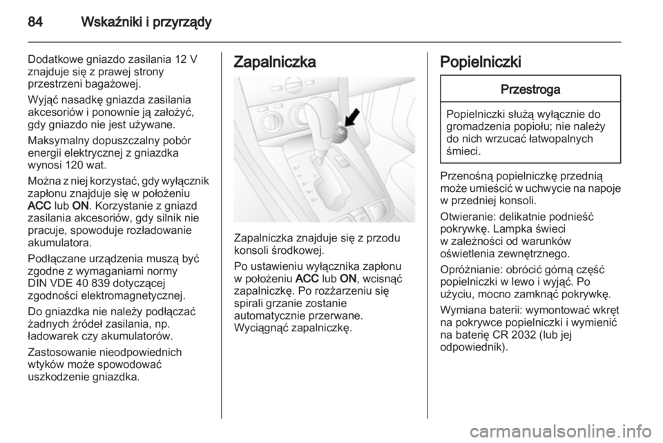 OPEL ANTARA 2011  Instrukcja obsługi (in Polish)  OPEL ANTARA 2011  Instrukcja obsługi (in Polish)