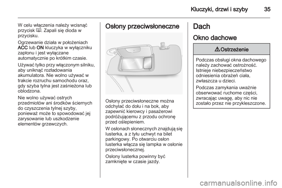 OPEL ANTARA 2012.5  Instrukcja obsługi (in Polish) 