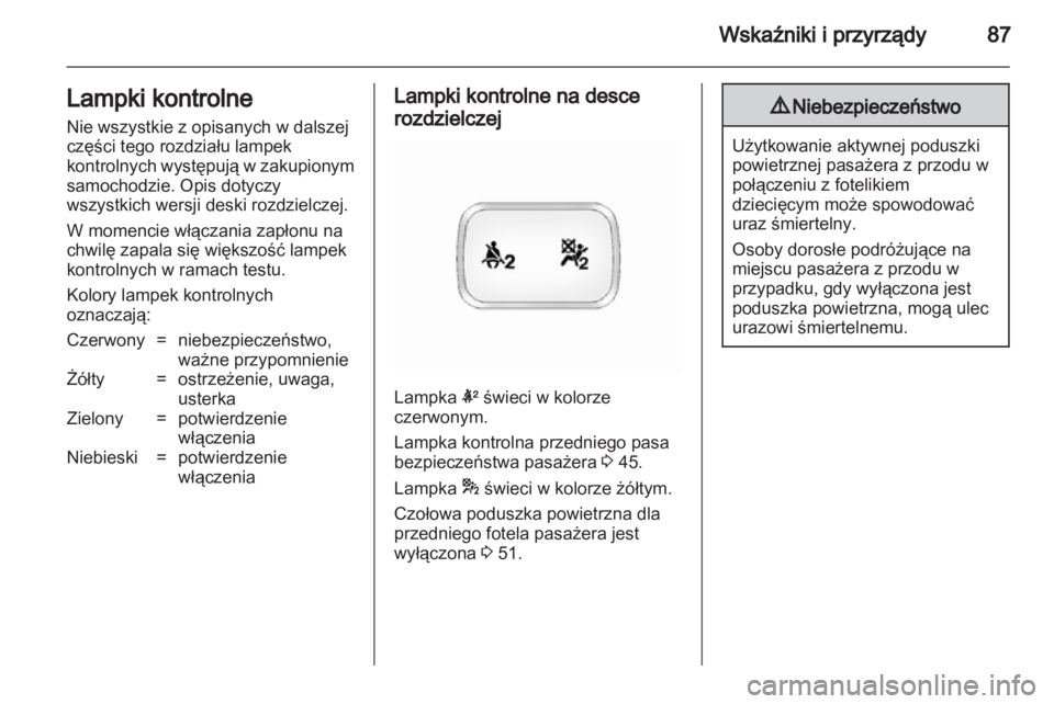 OPEL ANTARA 2012.5  Instrukcja obsługi (in Polish) 