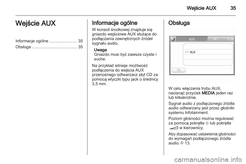 OPEL ANTARA 2013  Instrukcja obsługi systemu audio-nawigacyjnego (in Polish) 