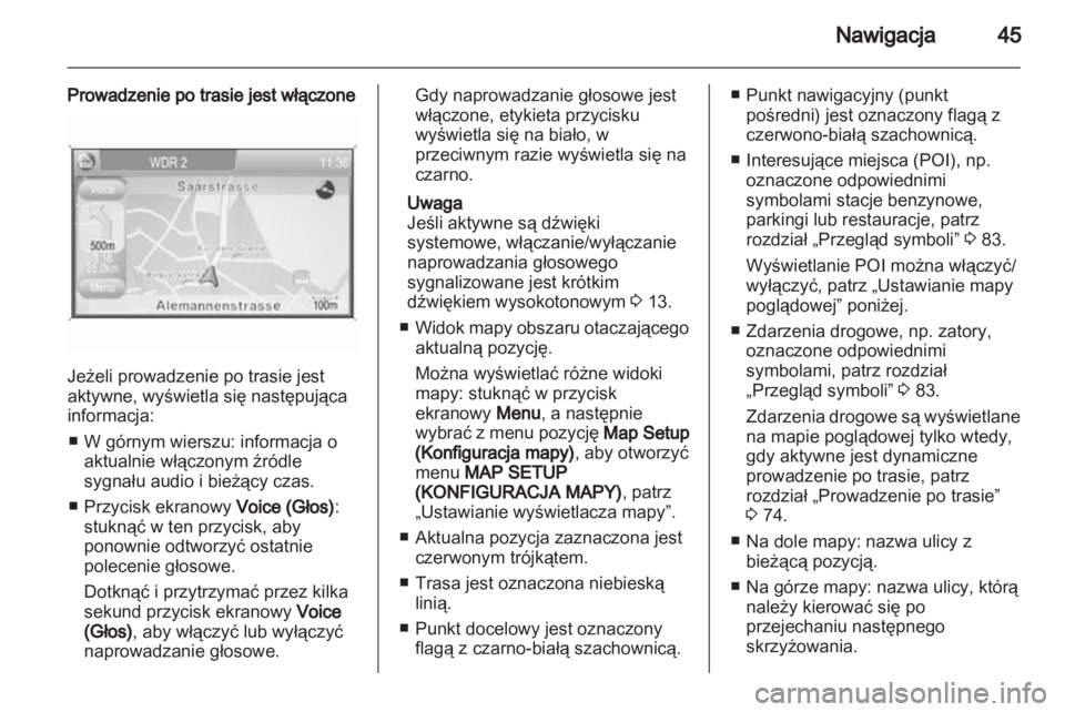 OPEL ANTARA 2013  Instrukcja obsługi systemu audio-nawigacyjnego (in Polish) 