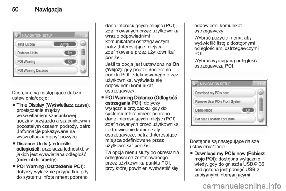 OPEL ANTARA 2013  Instrukcja obsługi systemu audio-nawigacyjnego (in Polish) 