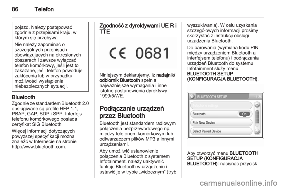 OPEL ANTARA 2013  Instrukcja obsługi systemu audio-nawigacyjnego (in Polish) 