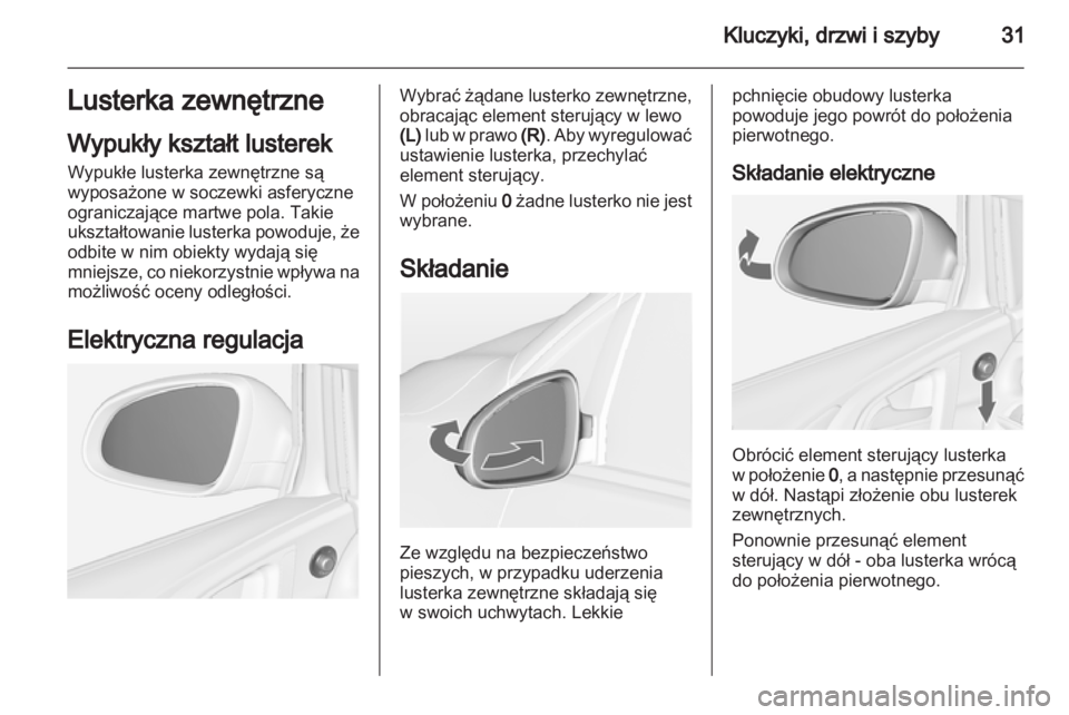 OPEL ASTRA J 2011.5  Instrukcja obsługi (in Polish) 