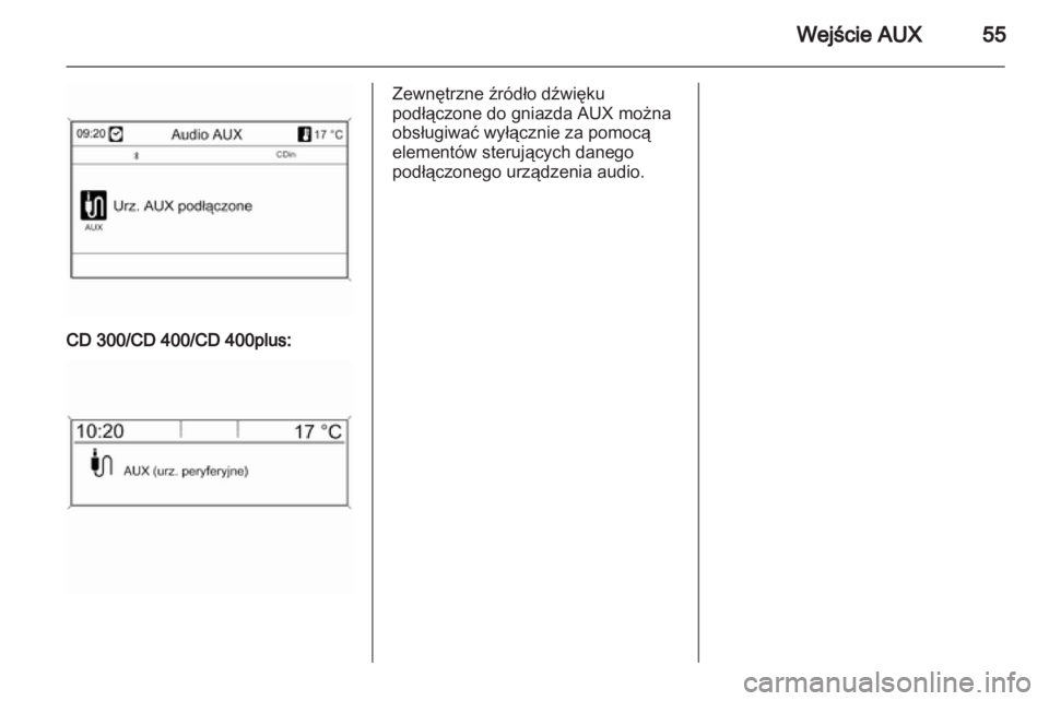 OPEL ASTRA J 2013  Instrukcja obsługi systemu audio-nawigacyjnego (in Polish) 