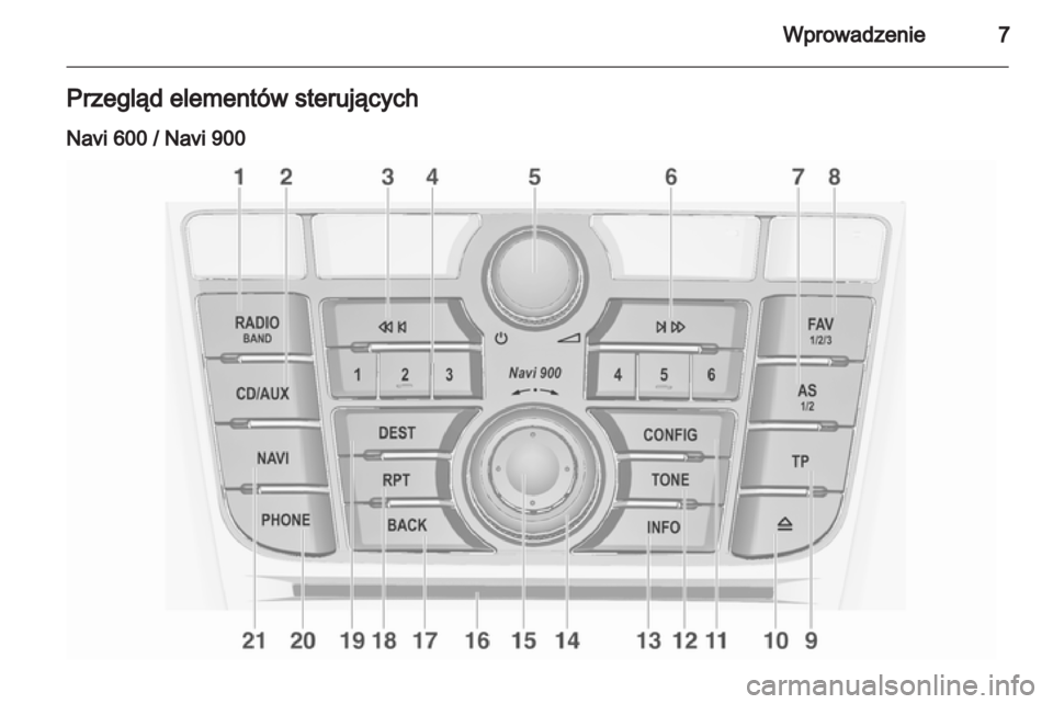 OPEL ASTRA J 2013.5  Instrukcja obsługi systemu audio-nawigacyjnego (in Polish) 