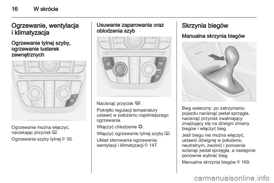 OPEL ASTRA J HB5 & ST 2012  Instrukcja obsługi (in Polish) 