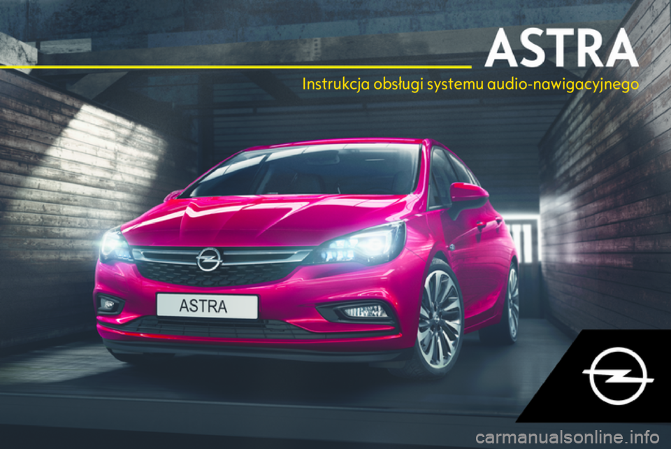 OPEL ASTRA K 2018  Instrukcja obsługi systemu audio-nawigacyjnego (in Polish) Instrukcja obsługi systemu audio-nawigacyjnego 