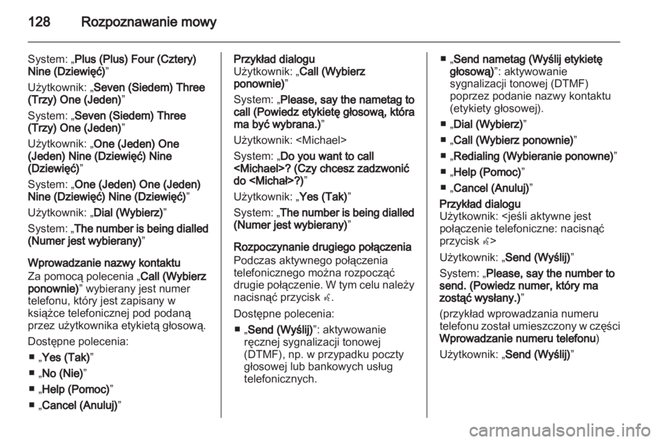 OPEL CASCADA 2013.5 Instrukcja obsługi systemu audio-nawigacyjnego (in Polish) OPEL CASCADA 2013.5 Instrukcja obsługi systemu audio-nawigacyjnego (in Polish)