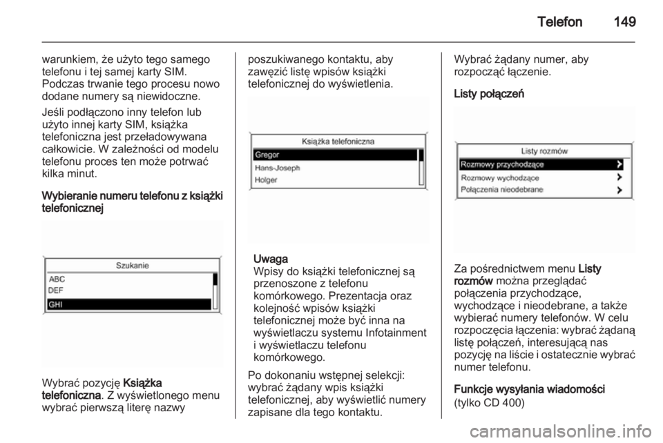 OPEL CASCADA 2013.5  Instrukcja obsługi systemu audio-nawigacyjnego (in Polish) 