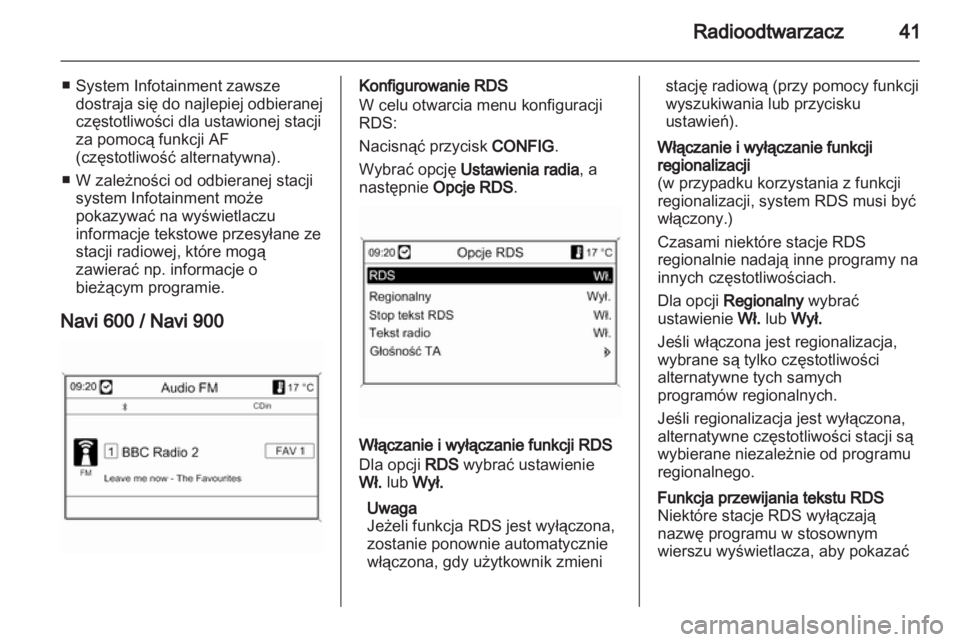 OPEL CASCADA 2013.5 Instrukcja obsługi systemu audio-nawigacyjnego (in Polish) OPEL CASCADA 2013.5 Instrukcja obsługi systemu audio-nawigacyjnego (in Polish)