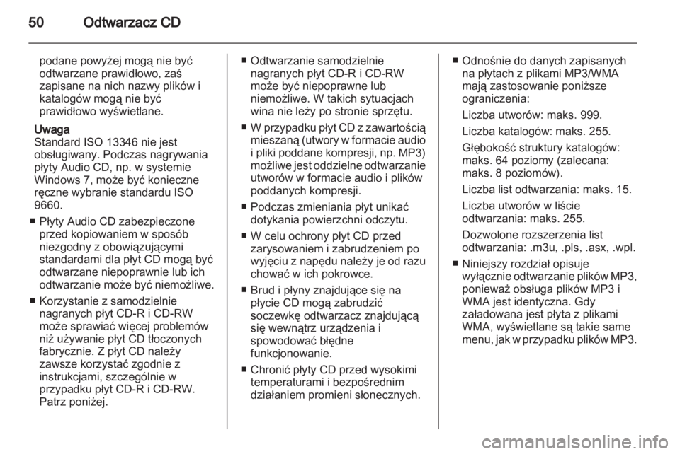 OPEL CASCADA 2013.5 Instrukcja obsługi systemu audio-nawigacyjnego (in Polish) OPEL CASCADA 2013.5 Instrukcja obsługi systemu audio-nawigacyjnego (in Polish)