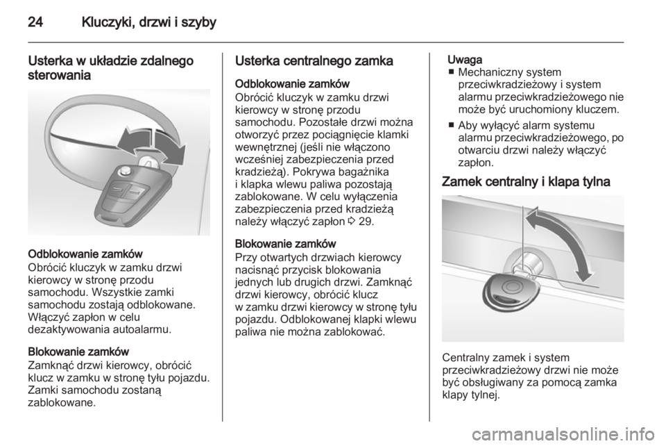 OPEL COMBO 2011.5  Instrukcja obsługi (in Polish) 