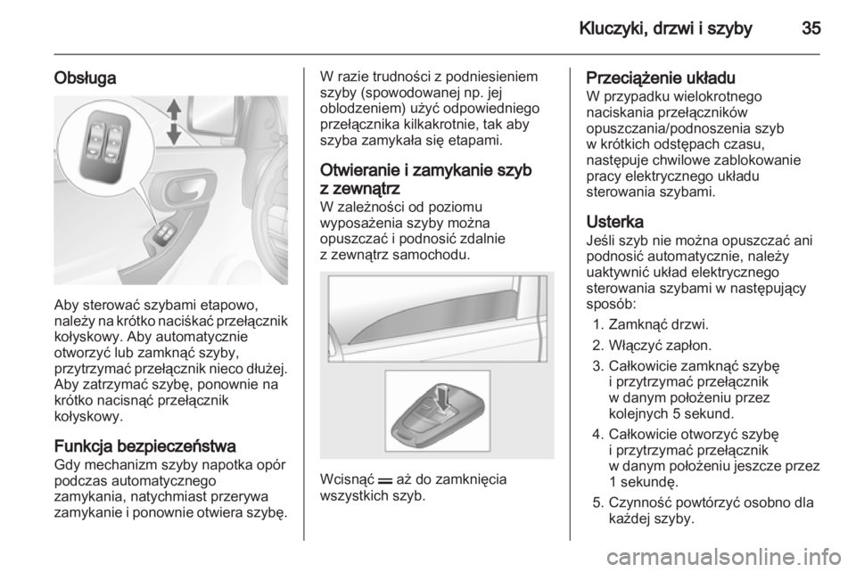 OPEL COMBO 2011.5  Instrukcja obsługi (in Polish) 