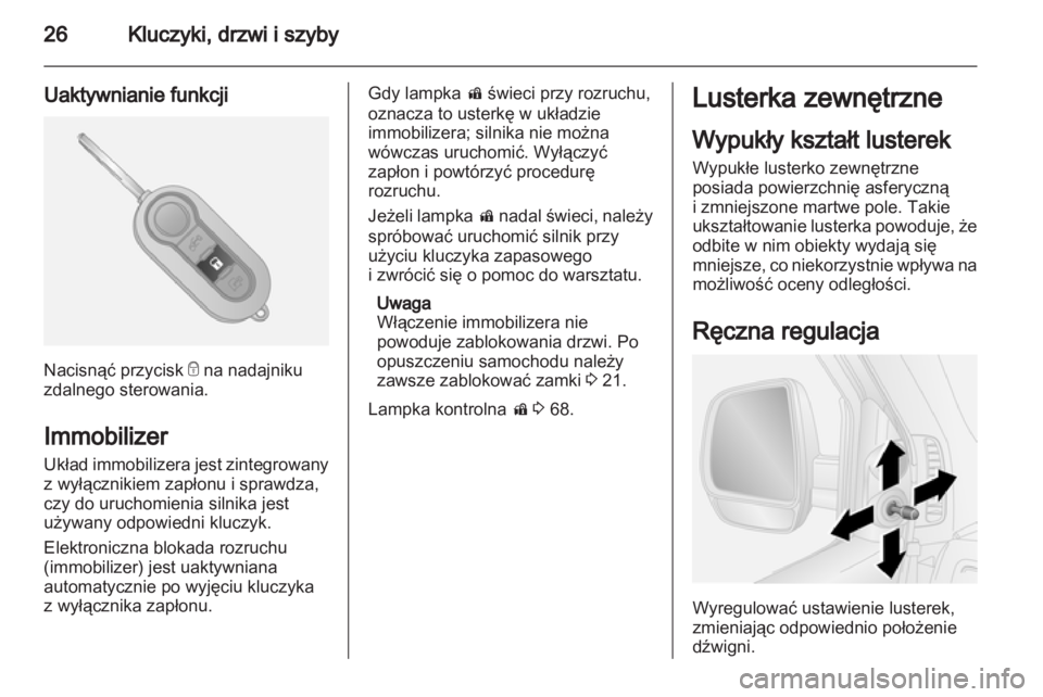 OPEL COMBO D 2012  Instrukcja obsługi (in Polish) 