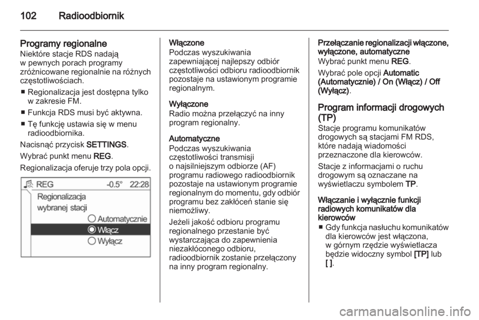 OPEL CORSA 2010.5  Instrukcja obsługi systemu audio-nawigacyjnego (in Polish) 