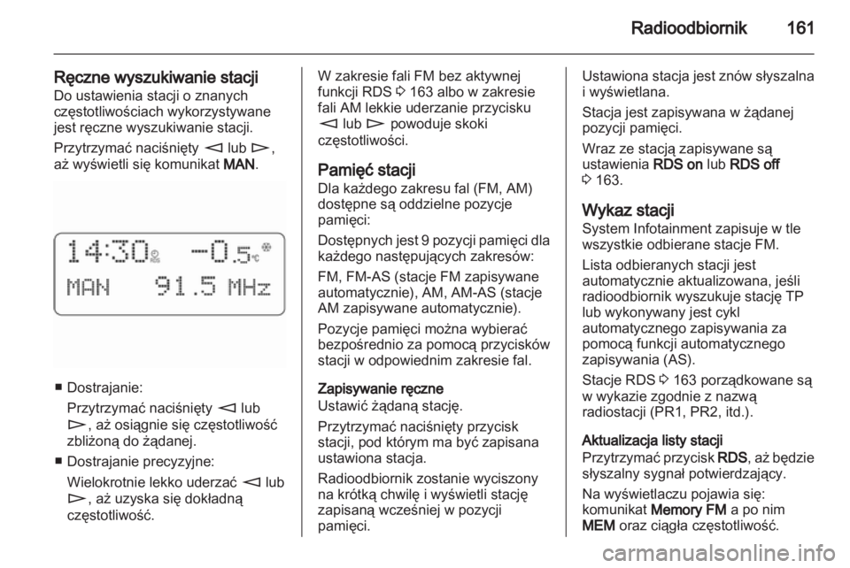 OPEL CORSA 2010.5  Instrukcja obsługi systemu audio-nawigacyjnego (in Polish) 