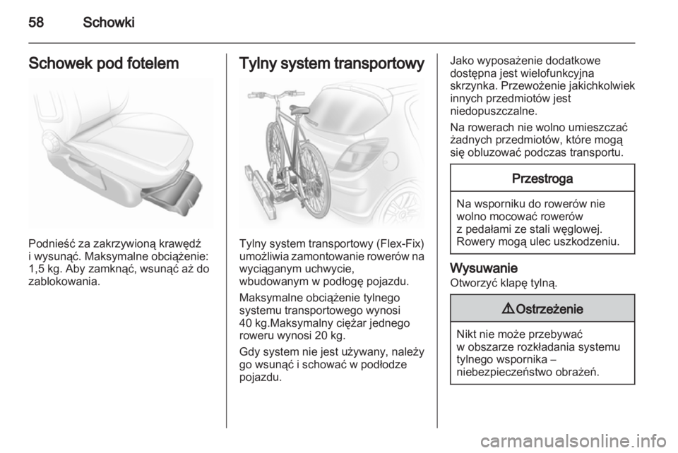 OPEL CORSA 2011.5  Instrukcja obsługi (in Polish) 