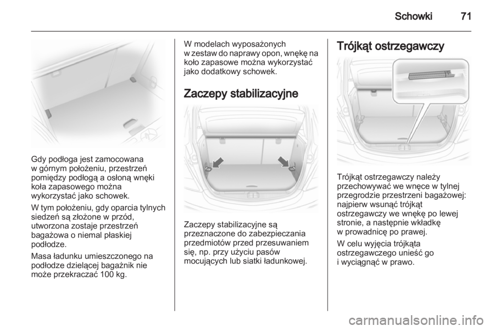 OPEL CORSA 2011.5  Instrukcja obsługi (in Polish) 