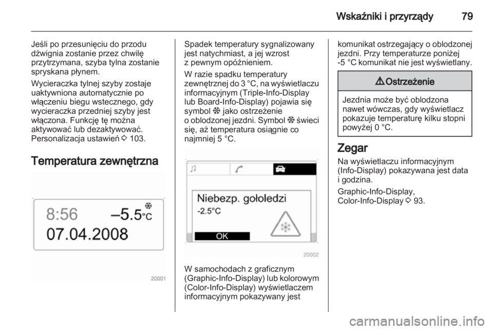 OPEL CORSA 2011.5  Instrukcja obsługi (in Polish) 
