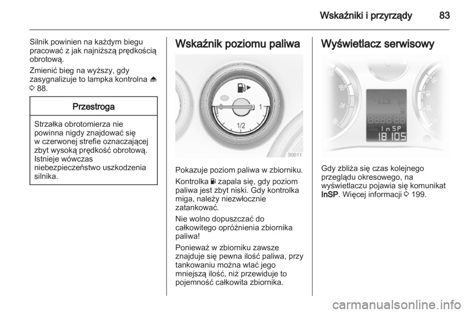 OPEL CORSA 2011.5  Instrukcja obsługi (in Polish) 
