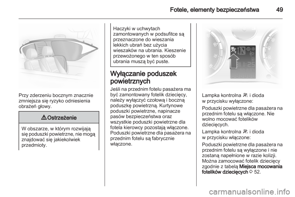 OPEL CORSA 2012  Instrukcja obsługi (in Polish) 