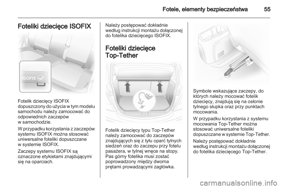 OPEL CORSA 2012  Instrukcja obsługi (in Polish) 