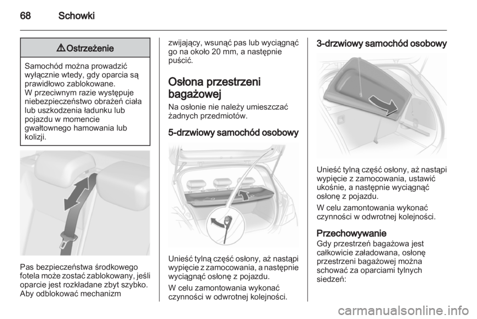 OPEL CORSA 2012  Instrukcja obsługi (in Polish) 