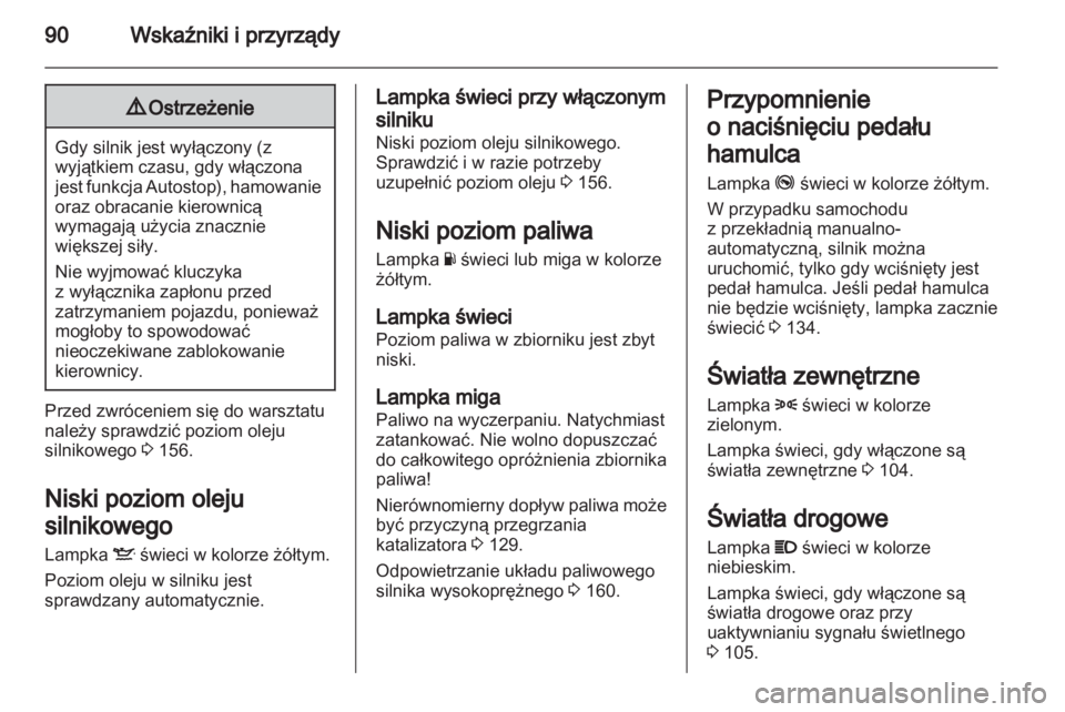 OPEL CORSA 2012  Instrukcja obsługi (in Polish) 