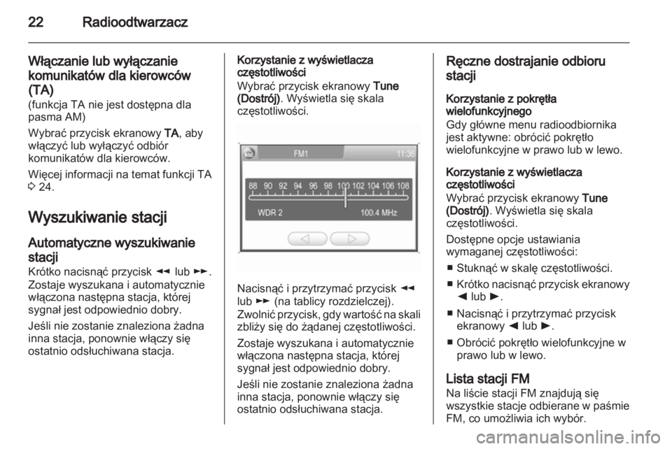 OPEL CORSA 2013  Instrukcja obsługi systemu audio-nawigacyjnego (in Polish) 