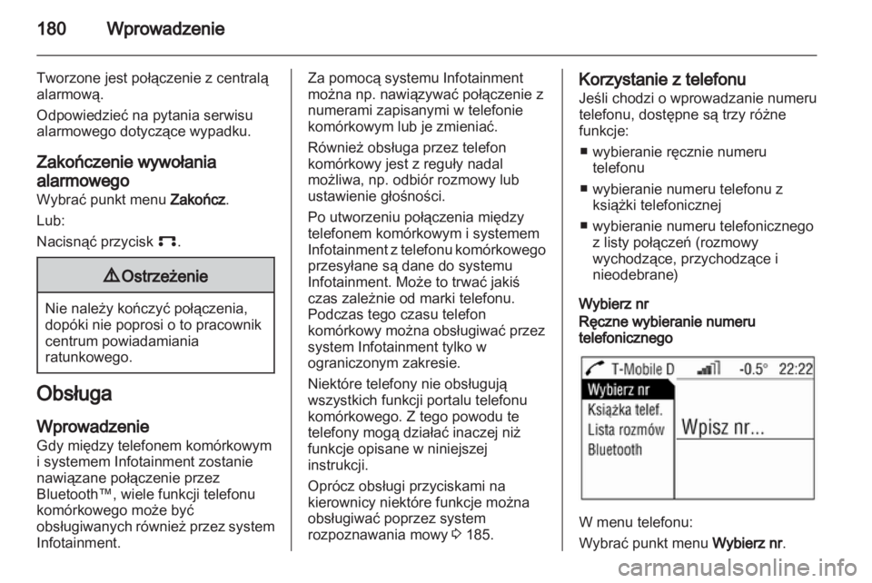 OPEL CORSA 2013.5  Instrukcja obsługi systemu audio-nawigacyjnego (in Polish) 