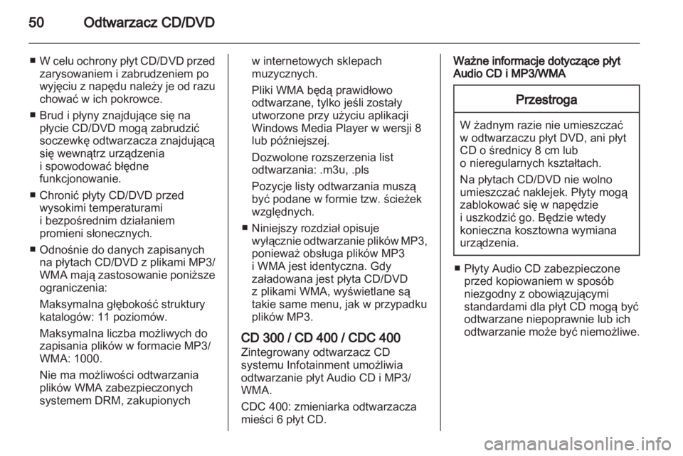 OPEL INSIGNIA 2010.5  Instrukcja obsługi systemu audio-nawigacyjnego (in Polish) 
