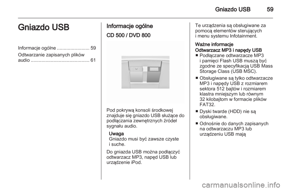 OPEL INSIGNIA 2010.5  Instrukcja obsługi systemu audio-nawigacyjnego (in Polish) 