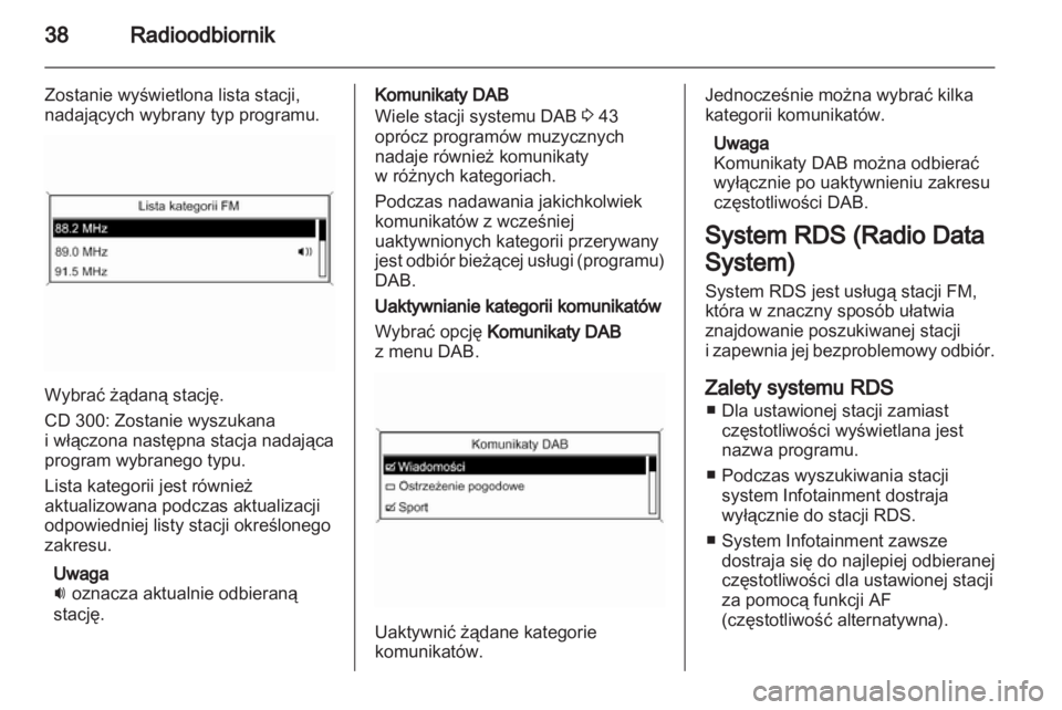OPEL INSIGNIA 2011  Instrukcja obsługi systemu audio-nawigacyjnego (in Polish) 