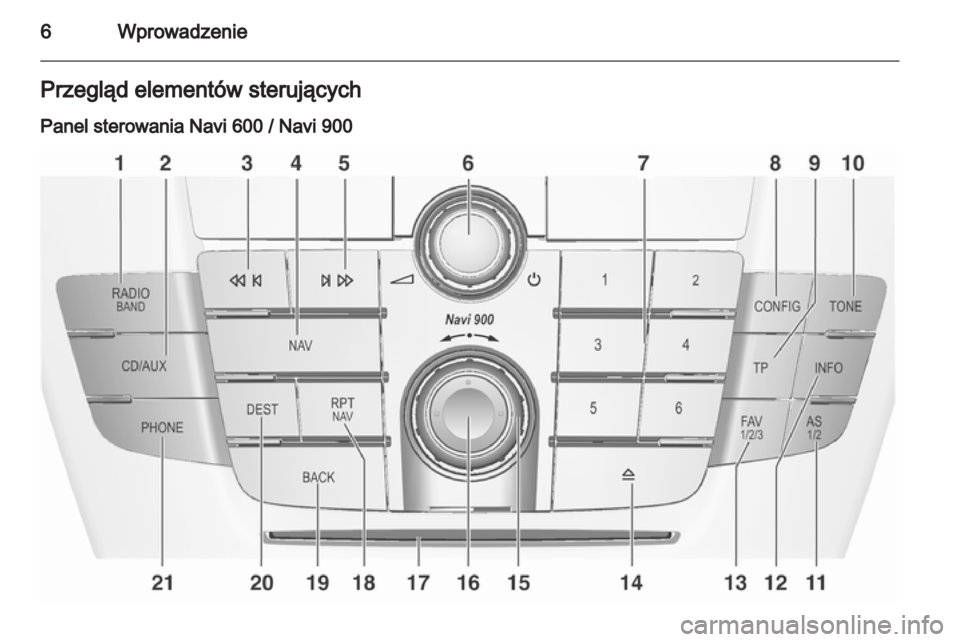 OPEL INSIGNIA 2012.5  Instrukcja obsługi systemu audio-nawigacyjnego (in Polish) 