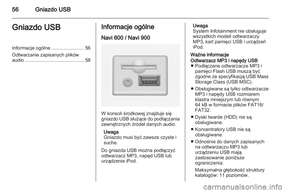 OPEL INSIGNIA 2012.5  Instrukcja obsługi systemu audio-nawigacyjnego (in Polish) 