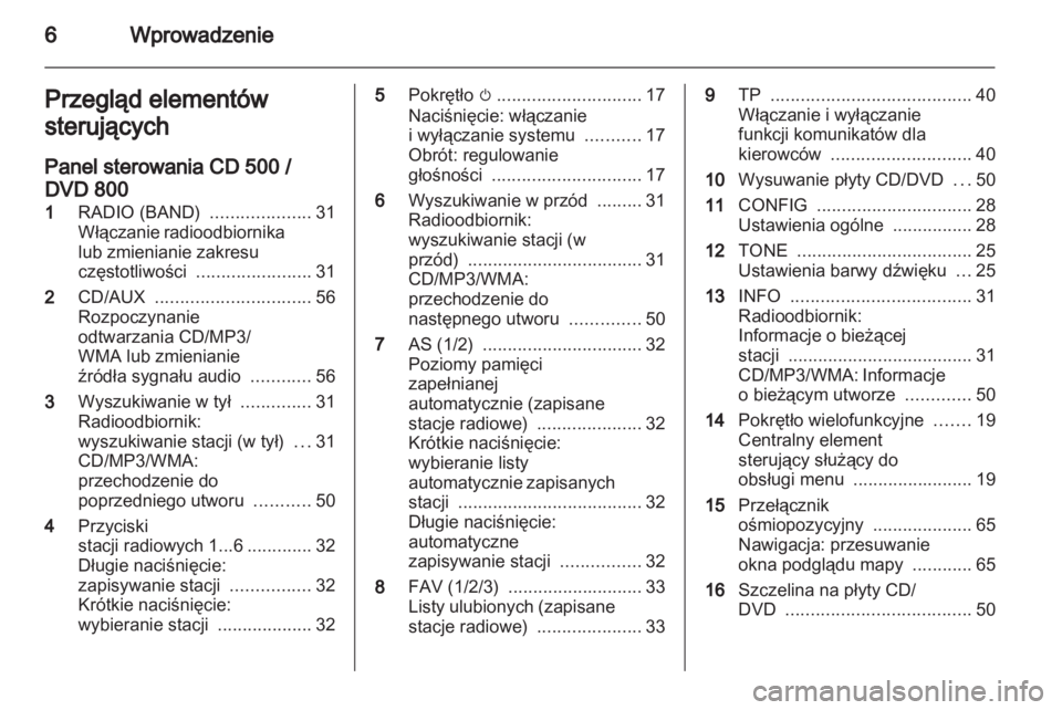 OPEL MERIVA 2011  Instrukcja obsługi systemu audio-nawigacyjnego (in Polish) 