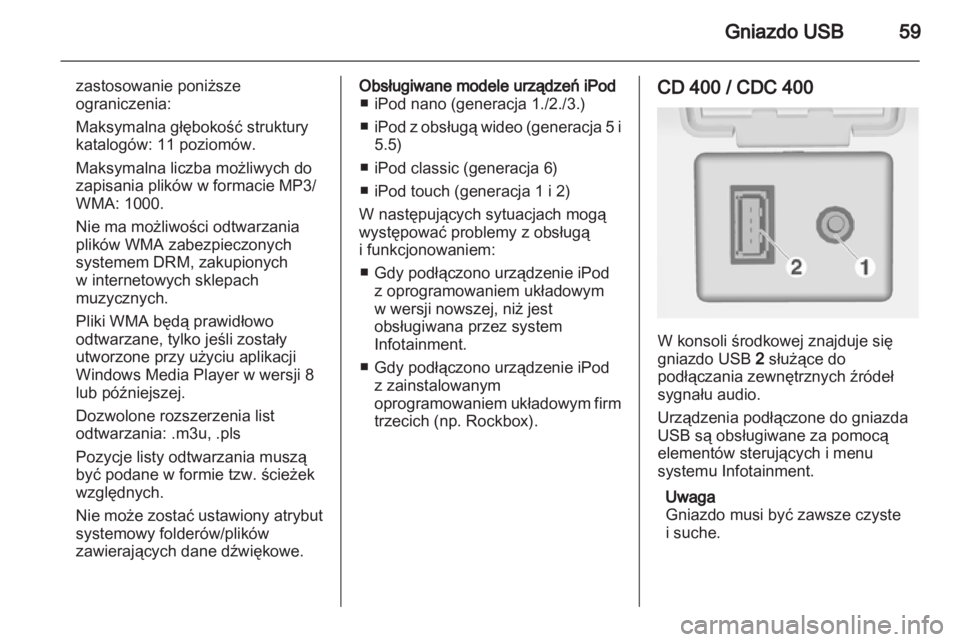 OPEL MERIVA 2011 Instrukcja obsługi systemu audio-nawigacyjnego (in Polish) OPEL MERIVA 2011 Instrukcja obsługi systemu audio-nawigacyjnego (in Polish)
