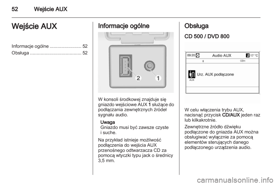 OPEL MERIVA 2011.5 Instrukcja obsługi systemu audio-nawigacyjnego (in Polish) OPEL MERIVA 2011.5 Instrukcja obsługi systemu audio-nawigacyjnego (in Polish)