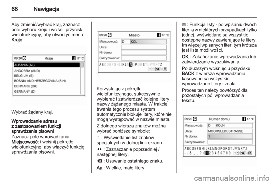 OPEL MERIVA 2011.5 Instrukcja obsługi systemu audio-nawigacyjnego (in Polish) OPEL MERIVA 2011.5 Instrukcja obsługi systemu audio-nawigacyjnego (in Polish)