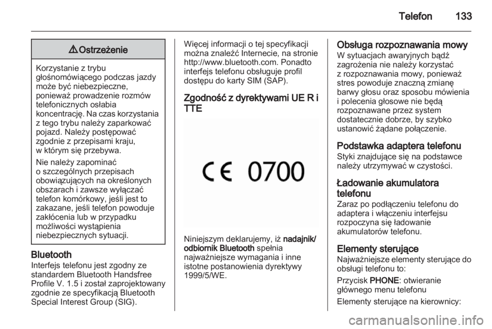 OPEL MERIVA 2012  Instrukcja obsługi systemu audio-nawigacyjnego (in Polish) 