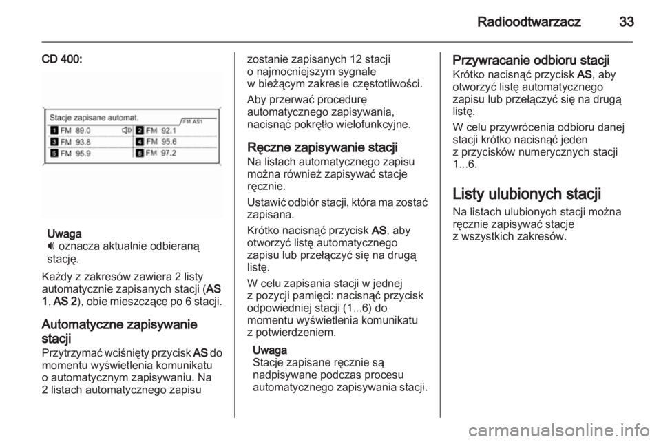 OPEL MERIVA 2012 Instrukcja obsługi systemu audio-nawigacyjnego (in Polish) OPEL MERIVA 2012 Instrukcja obsługi systemu audio-nawigacyjnego (in Polish)