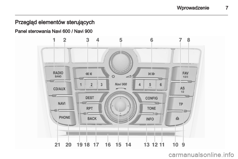 OPEL MERIVA 2012  Instrukcja obsługi systemu audio-nawigacyjnego (in Polish) 