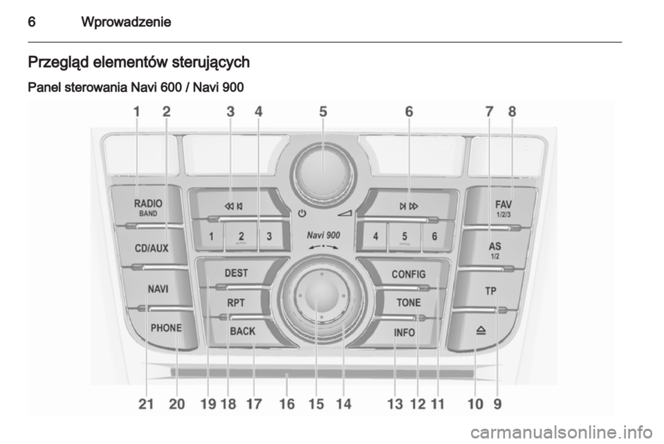 OPEL MERIVA 2012.5  Instrukcja obsługi systemu audio-nawigacyjnego (in Polish) 