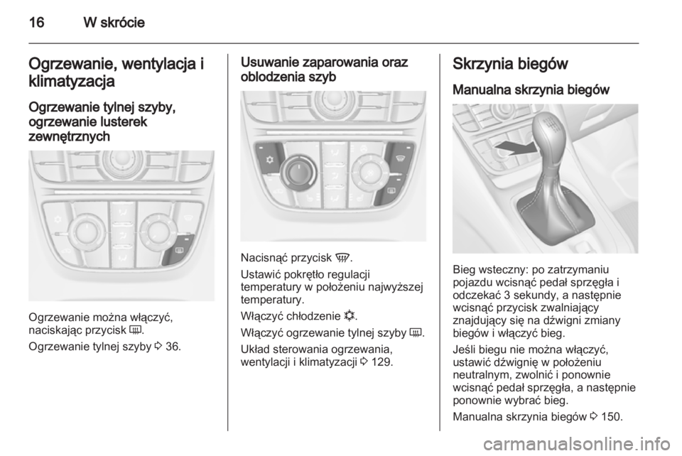 OPEL MERIVA 2013  Instrukcja obsługi (in Polish) 