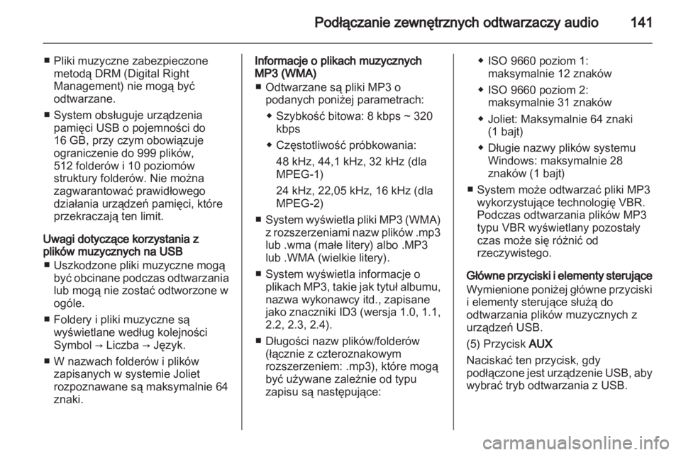 OPEL MOKKA 2013 Instrukcja obsługi systemu audio-nawigacyjnego (in Polish) OPEL MOKKA 2013 Instrukcja obsługi systemu audio-nawigacyjnego (in Polish)