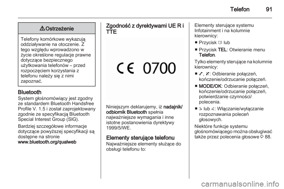 OPEL MOVANO_B 2012.5  Instrukcja obsługi systemu audio-nawigacyjnego (in Polish) 