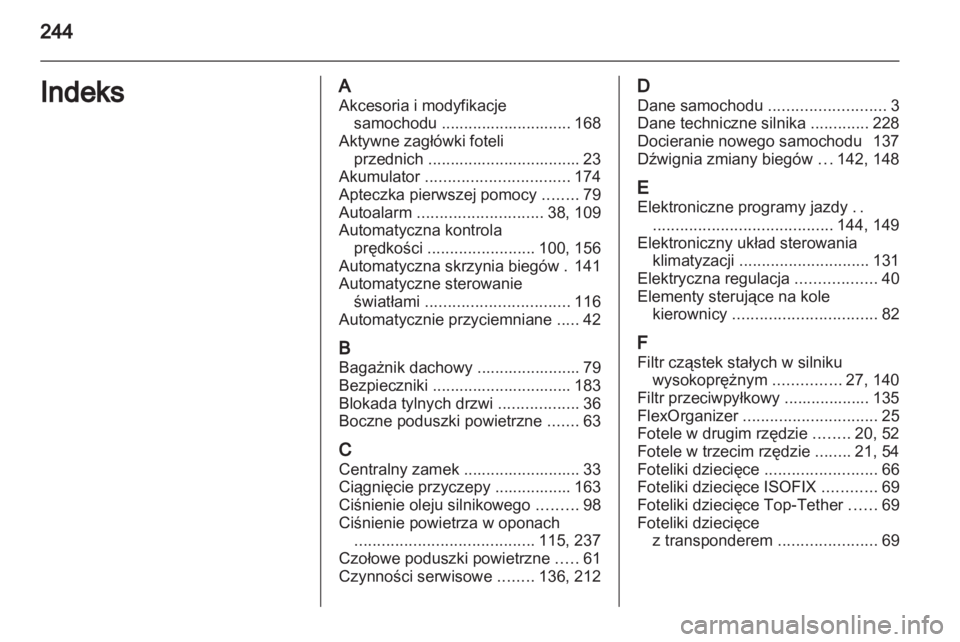 OPEL ZAFIRA 2010 Instrukcja obsługi (in Polish) OPEL ZAFIRA 2010 Instrukcja obsługi (in Polish)