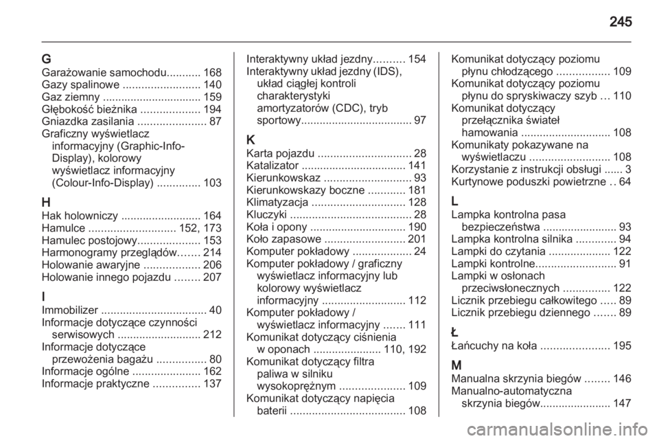 OPEL ZAFIRA 2010 Instrukcja obsługi (in Polish) OPEL ZAFIRA 2010 Instrukcja obsługi (in Polish)
