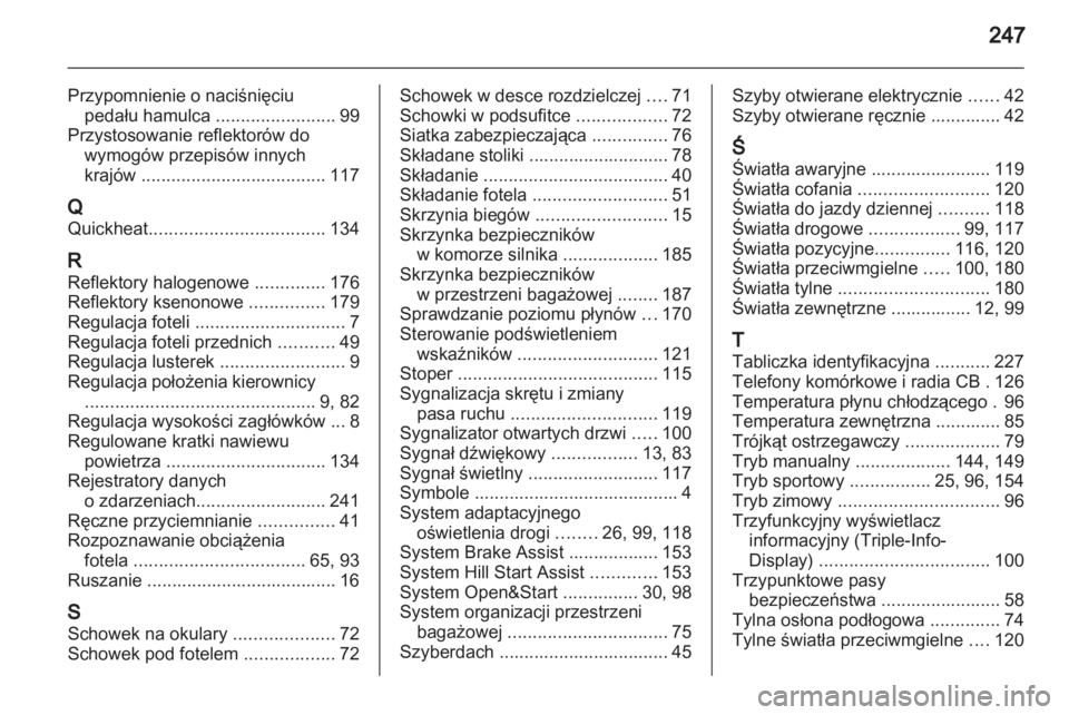 OPEL ZAFIRA 2010 Instrukcja obsługi (in Polish) OPEL ZAFIRA 2010 Instrukcja obsługi (in Polish)